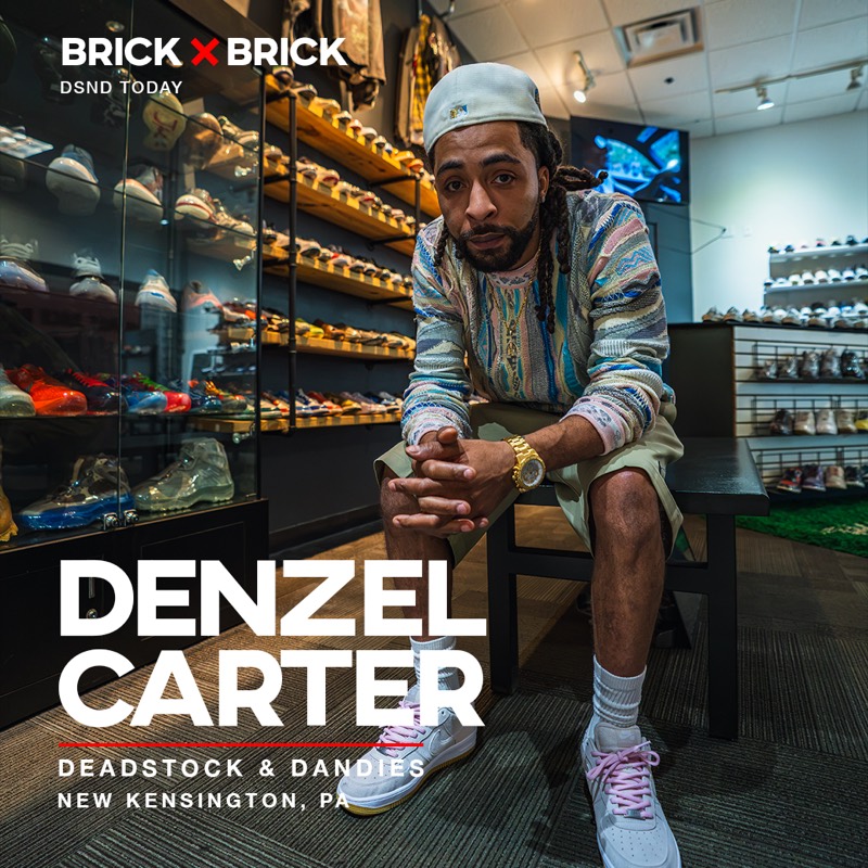 Denzel Carter in Deadstock & Dandies today, New Kensington, PA.