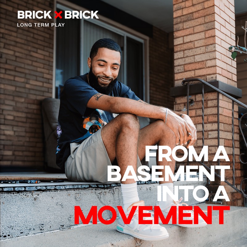 The long term play: Denzel on the steps outside. From a basement into a movement.